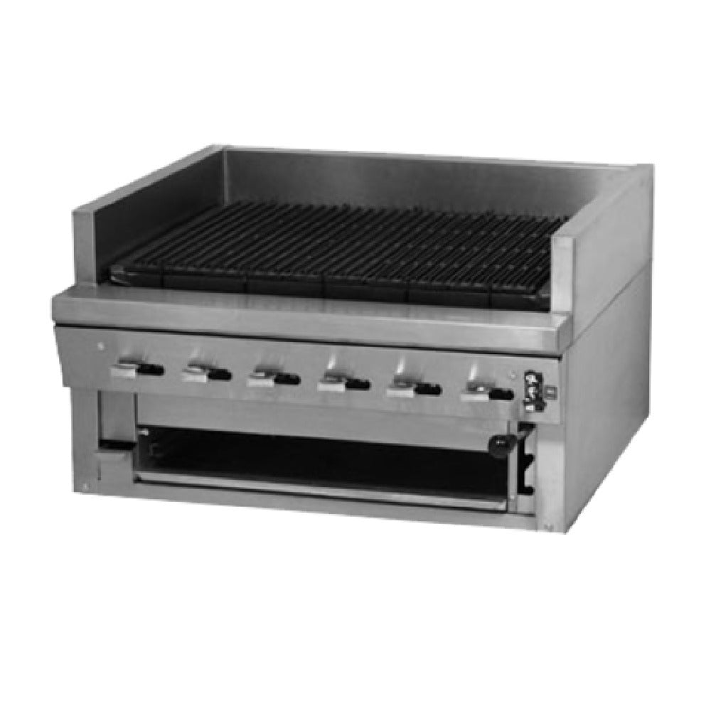 Montague Company UFSC-48R Legend™ Char-Broiler 48" Free Standing Countertop Self-cleaning Stainless Steel Radiants