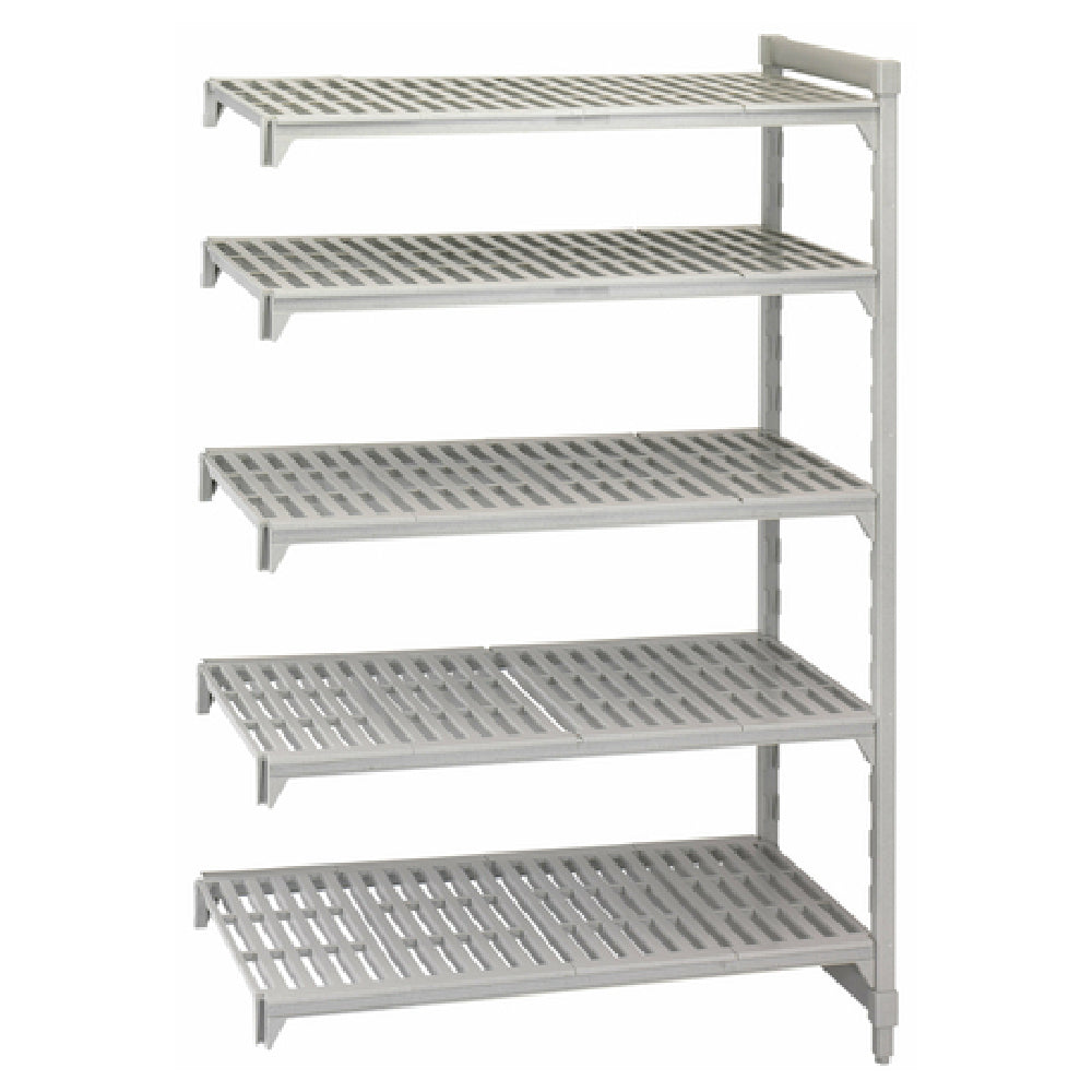 Cambro CPA213064V5480 Camshelving® Premium Add-On Unit 21"W X 30"L X 64"H 5-tier