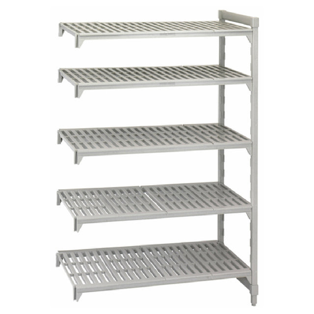 Cambro CPA213064V5480 Camshelving® Premium Add-On Unit 21"W X 30"L X 64"H 5-tier