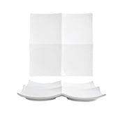 FOH DOS019WHP21 Origami® Plate 12" X 12" X 1-1/2" Square