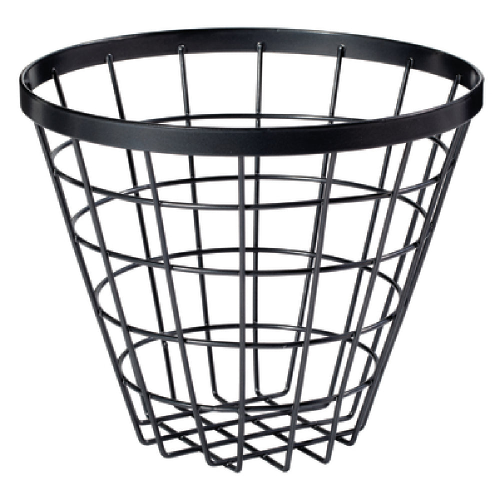 GET Enterprises WB-886-MG Clipper Mill Vector™ Food Serving Basket 8" Dia. X 5"H Round