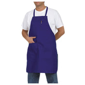 Royal RBA 434 RB PKT - Bib Apron, 32" X 28", Poly Cotton Blend