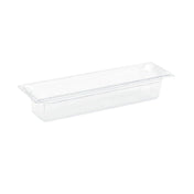 Vollrath 8052410 Super Pan® 2/4 GN Food Pan 2-1/2" Deep Low-temp Polycarbonate Clear Plastic