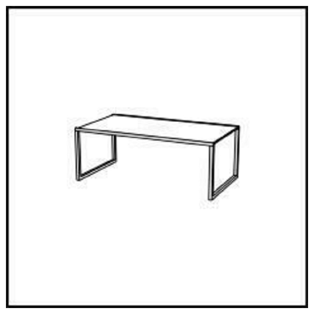 BauscherHepp VE-32003 Venta® Table Riser In Size M Base Made In Steel With Powder-coating