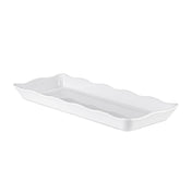 CAC China MLSC-RT151-W Platter 14"W X 5-3/4"D X 1-1/2"H Rectangular