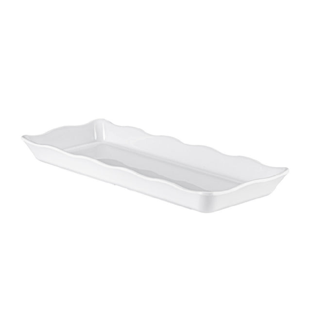 CAC China MLSC-RT151-W Platter 14"W X 5-3/4"D X 1-1/2"H Rectangular
