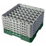 Cambro 49S958119 Camrack® Glass Rack With (5) Soft Gray Extenders Full Size