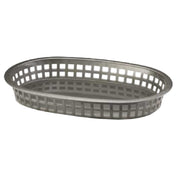 Tablecraft 1076GM Chicago Platter Basket 10-1/2" X 7" X 1-1/2" Oval