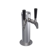 Krowne KSC-2S Krowne Double Faucet Column Tower Two Faucets Handles And Faucets Not Included