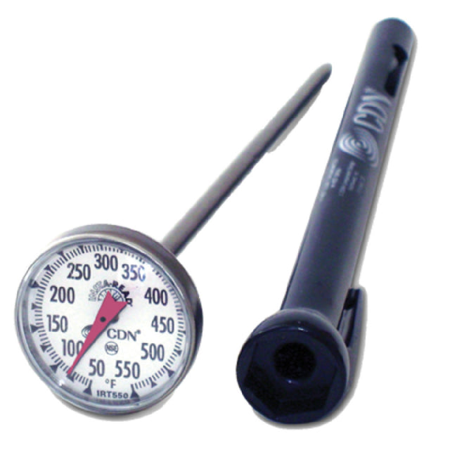 JB Prince U847 CDN Pocket Thermometer 1" Dia. Dial 5"L