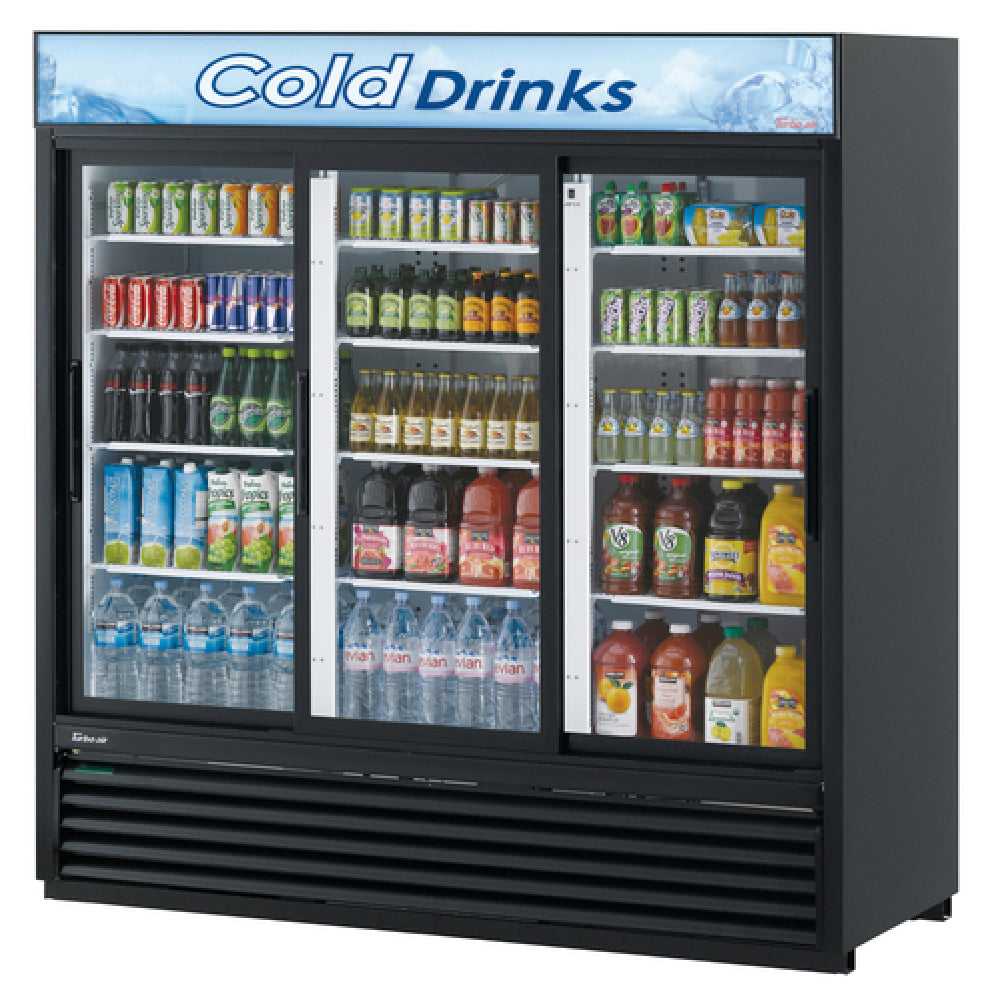 Turbo Air TGM-69R(B)-N Refrigerated Merchandiser Three-section 61.83 Cu. Ft.