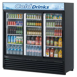 Turbo Air TGM-69R(B)-N Refrigerated Merchandiser Three-section 61.83 Cu. Ft.