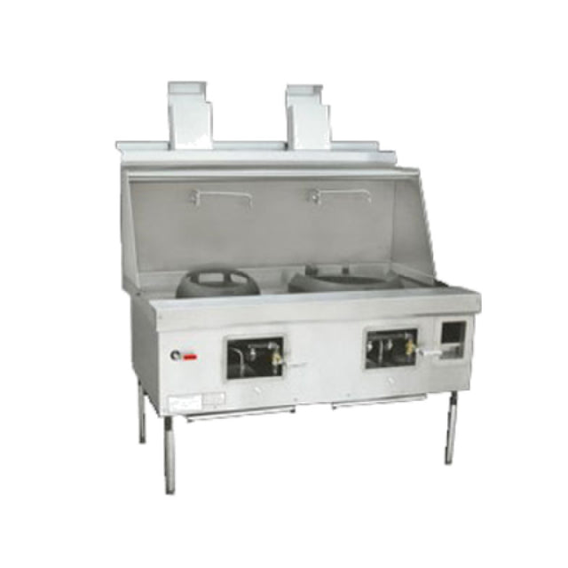 Town MF-2-SS MasterRange® Wok Range With Flue Gas