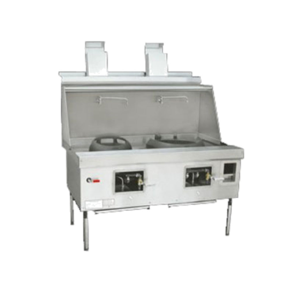 Town MF-2-STD MasterRange® Wok Range With Flue Gas