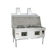 Town YF-2-SS York® Wok Range Gas (2) Chambers