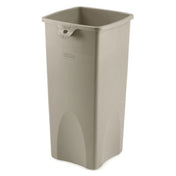 Rubbermaid FG356988BEIG Untouchable® Container Square 23 Gallon