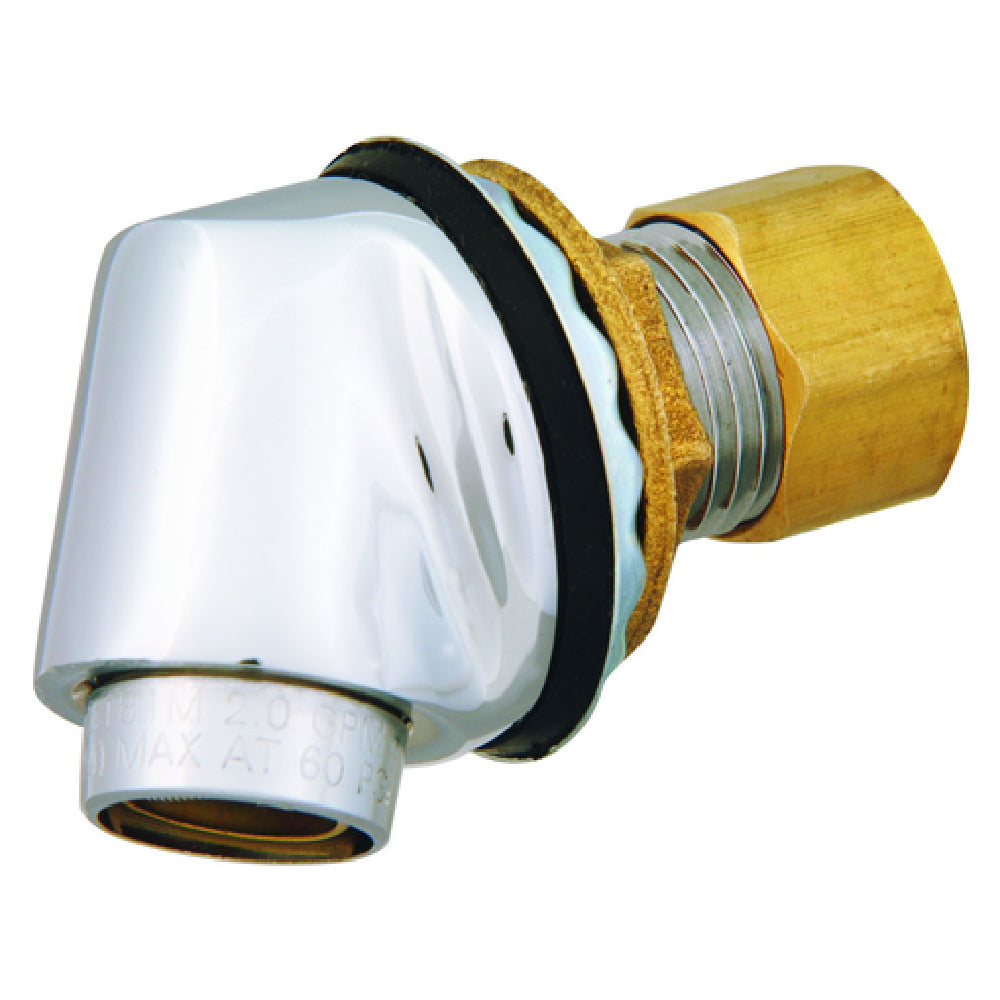 T&S Brass B-2293 Trough Inlet Fitting Removable 2.2 Gallons Per Minute Aerator