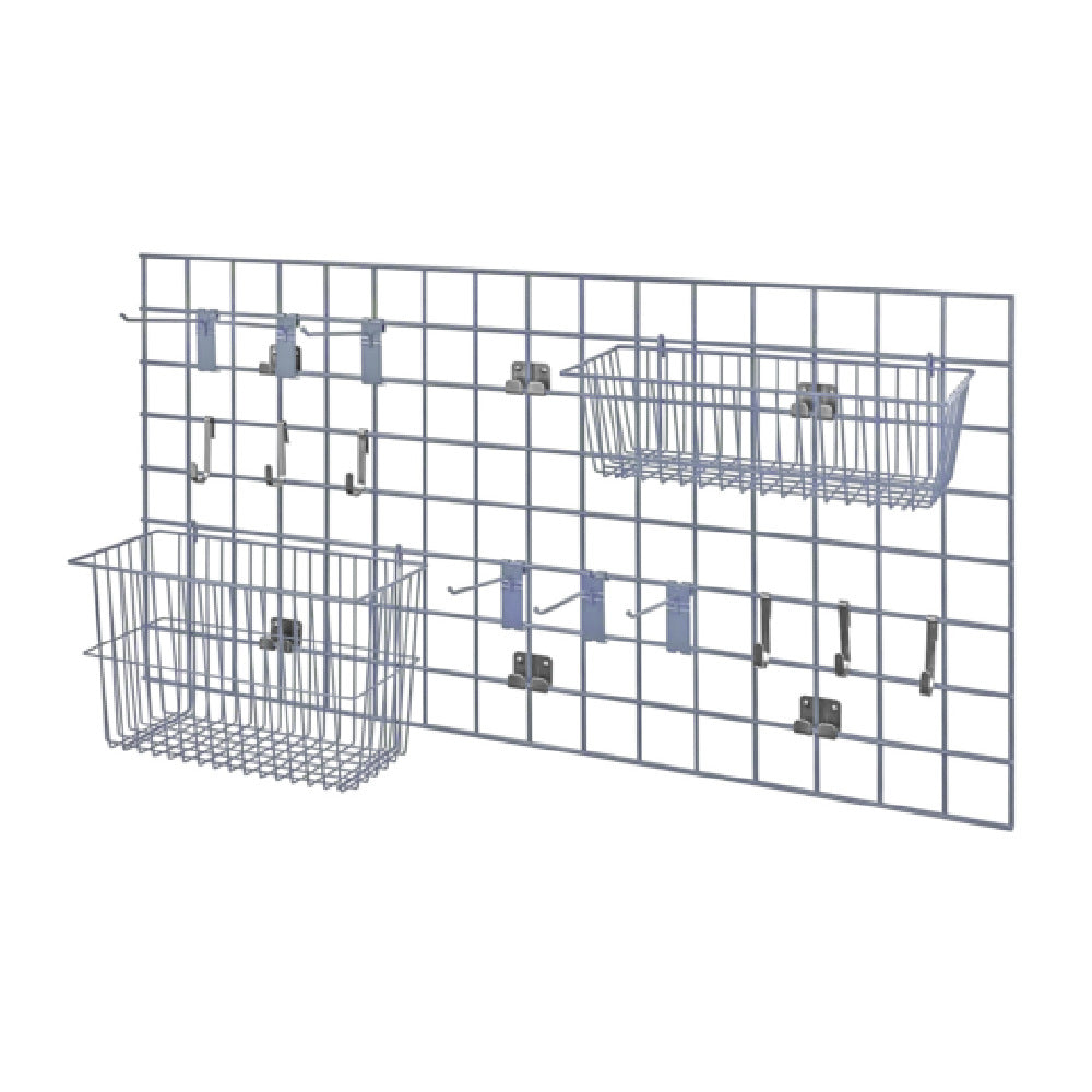 Quantum SGK-2448-1GY Store Grid Light-Duty Kit Includes: (1) 48"W 24"H Grid Panel