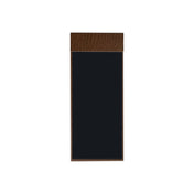 Risch MMB-CH 4.25X11 Chesterfield Hardback Ostrich Texture Faux-leather Magnetic Menu Board (specify Color)