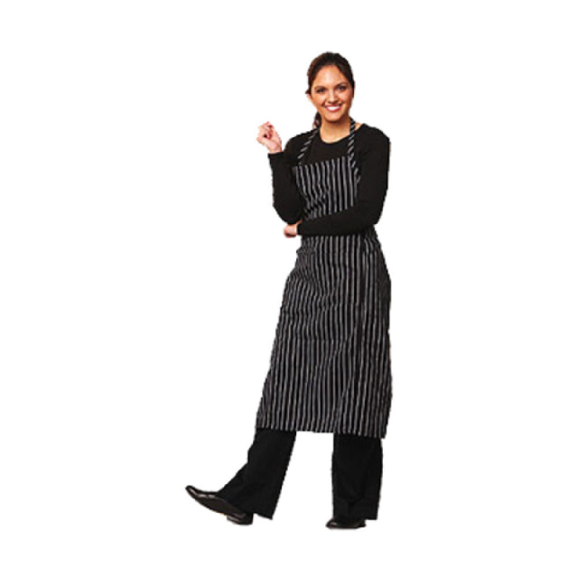 John Ritzenthaler Company 619BA-WS Chef Revival® Premium Bib Apron 29" X 38" Front Pocket