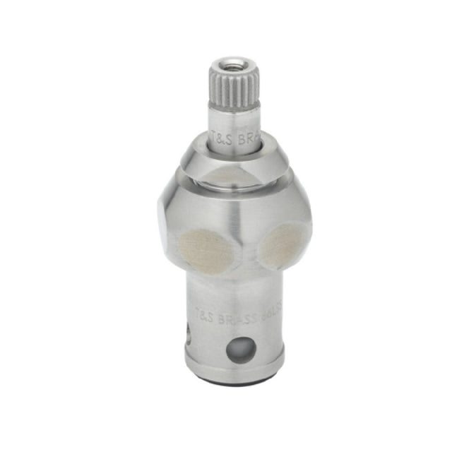 T&S Brass S012442-30NS Stainless Steel Quarter-Turn Eterna Cartridge With Spring Check