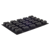JB Prince M620 I - Pavoni Pavoflex Mold, 23-1/2"L X 15-3/4"W, (25) Wave