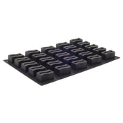 JB Prince M620 I - Pavoni Pavoflex Mold, 23-1/2"L X 15-3/4"W, (25) Wave