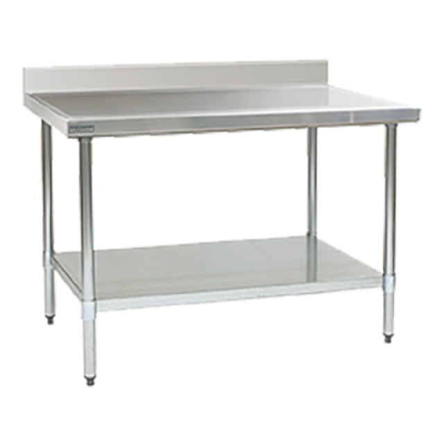 Eagle T3684EM-BS Spec-Master® Marine Series Work Table 84"W X 36"D 4-1/2"H Backsplash