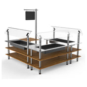 Steelite MGCMLB03BSXF Mogogo Buffet Solutions Modular Chilled Salad Station 3-tier