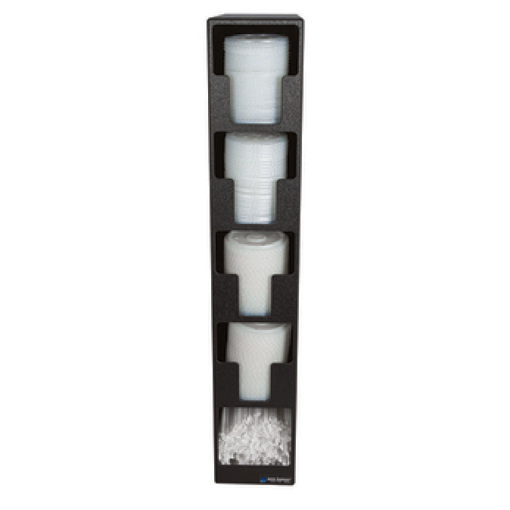 CFS Brands L2204 - San Jamar - EZ-Fit® Lid & Straw Tower, 5-1/2"L X 13"W X 30"H