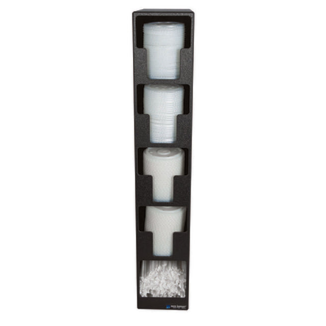 CFS Brands L2204 - San Jamar - EZ-Fit® Lid & Straw Tower, 5-1/2"L X 13"W X 30"H