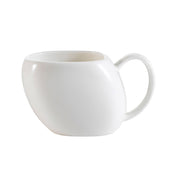 CAC China WH-1 White Pearl Coffee Cup 5-1/2 Oz. 4-1/2"L X 3"W X 2-1/2"H