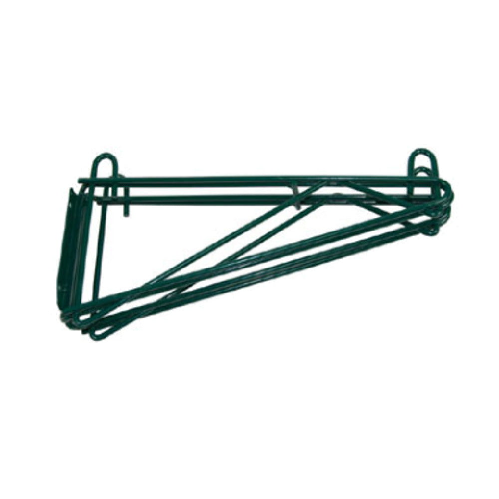Klinger's Trading SD14-GREEN Double Wall Bracket For 14"D Shelf Green Epoxy Finish (sold Each)