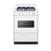 Summit WTM6107ISW - Gas Range, 20" W X 24"D, 2.92 Cu.ft. Oven Capacity