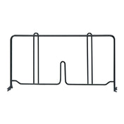 Quantum DIV14BK Wire Shelf Divider 14"D X 8"H Black Epoxy Antimicrobial Finish