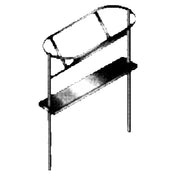 SPG PRS-1284 - Universal Stainless Optional Shelf For Pot Rack, 84"W X 12"D, 16/300 Series Stainless Steel