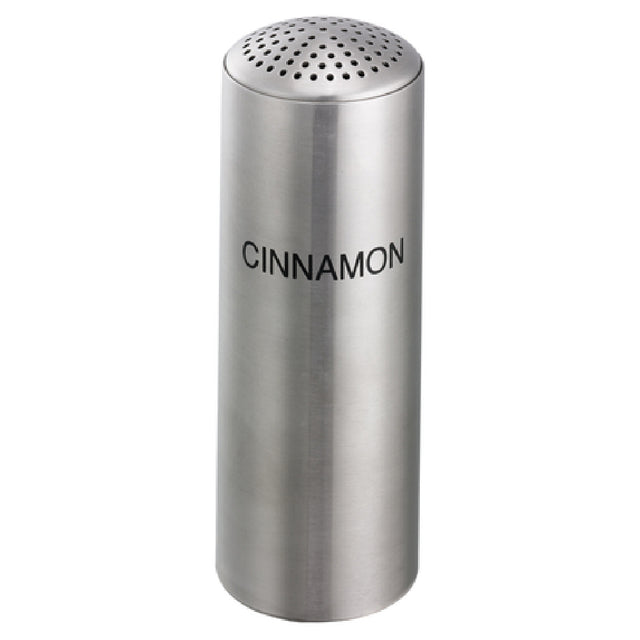 Service Ideas STCMULTICINN Shaker Multi-hole Top "cinnamon" Printed On Body