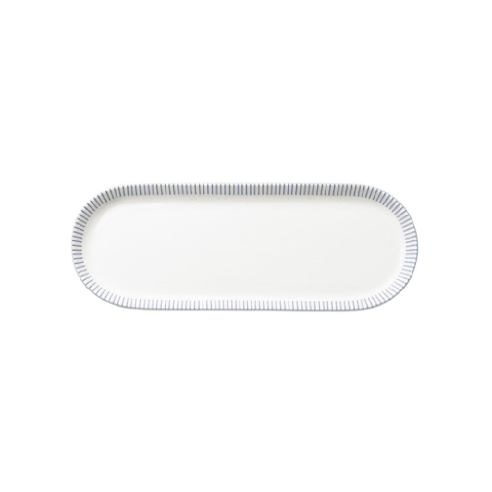 Steelite 82136AND0607 - Coupe Oblong Tray, 10.0" X 3.25" X 0.875", Whiteware