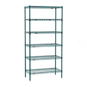 Metro SEZ-183674K3-S-42 Super Erecta® Starter Shelving Unit 36"W X 18"D X 74"H