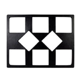GET Enterprises T0B9CH Bugambilia® Double Tile 21-11/16" X 26-1/2" Cast Aluminum With Resin Coating