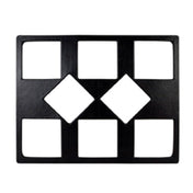 GET Enterprises T0A9YW Bugambilia® Double Tile 20-13/16" X 25-1/2" Cast Aluminum With Resin Coating