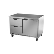Beverage Air WTRD48AHC-2-FLT Worktop Refrigerator Two-section 35-1/2" Working Height