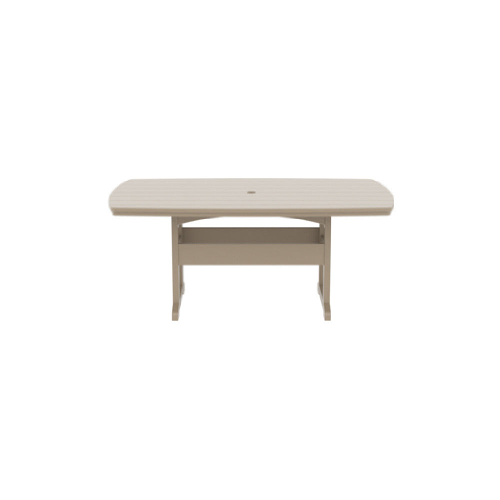 Plantation Prestige Commercial Furniture 3214472-01 STD Durawood Dining Table 44" X 72" Rectangular