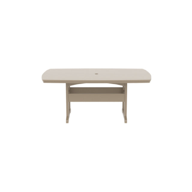 Plantation Prestige Commercial Furniture 3214472-01 STD Durawood Dining Table 44" X 72" Rectangular