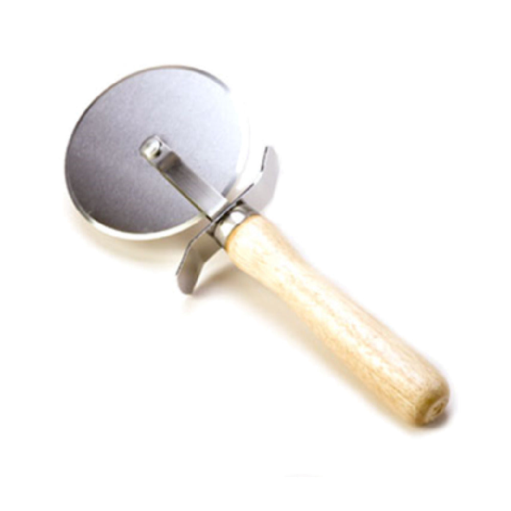 Stanton Trading 938 Pastry/Pizza Cutter 4" Wheel With Guard Stainless Steel Blade With Hardwood Handle