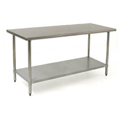 Eagle BPT-2448SB BlendPort® Budget Series Work Table 48"W X 24"D 430 Stainless Steel Top