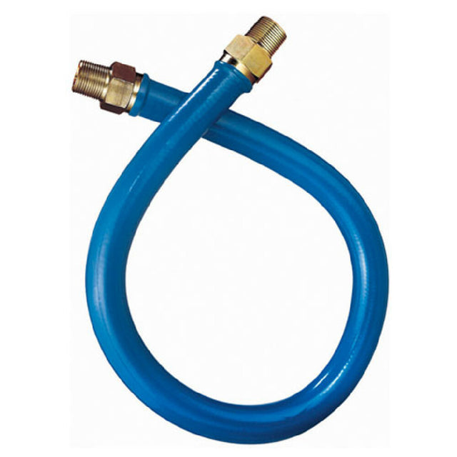 Dormont 1675BP-60 Coated Gas Connector 3/4" Mpt X 60"