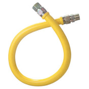 Dormont 1650NPFS24 Coated Gas Connector 1/2" Mpt X 24"