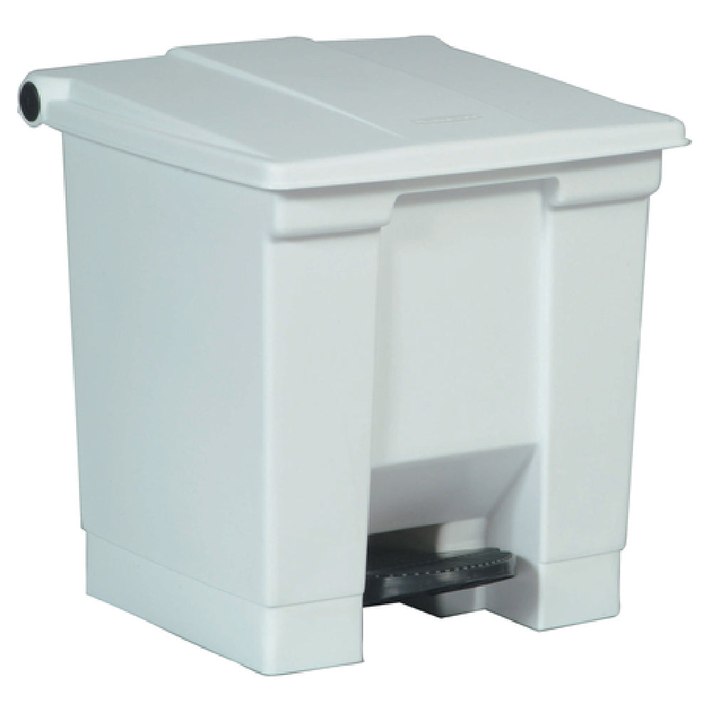 Rubbermaid FG614300WHT Step-On Container 8 Gallon 16-1/4" X 15-3/4"W X 17-1/8"H