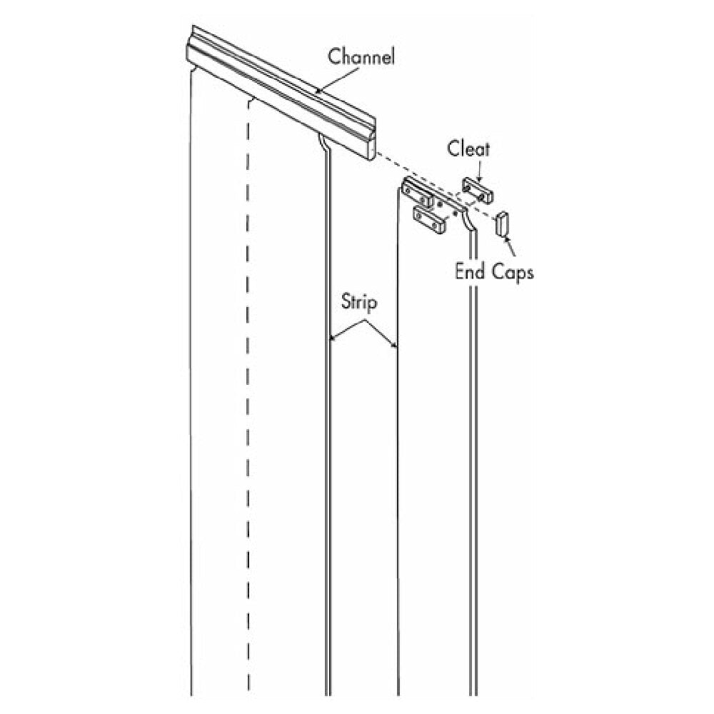 Kason 401SA8084490 Kason 401sa8084490 Strip Curtain